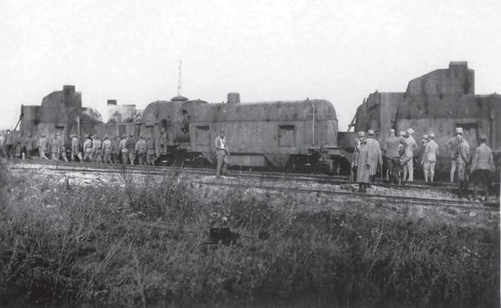 На станции Panzerzüg № IX, 1916 год